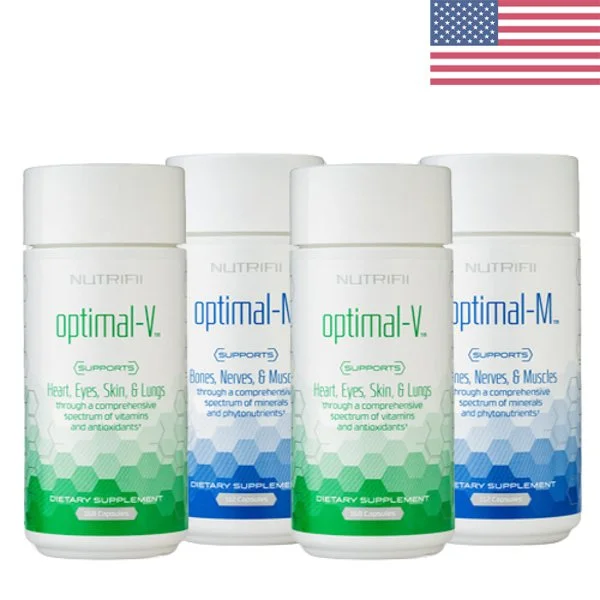 Nutrifii Optimals 2-Pack - High-Quality Multivitamin, Multimineral Health Supplements