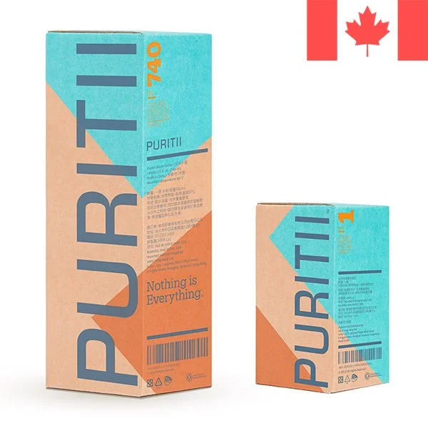 Puritii Best Portable Water Filter System for Bacteria, Viruses, Chemicals, Heavy Metals - Boxes (Canada)