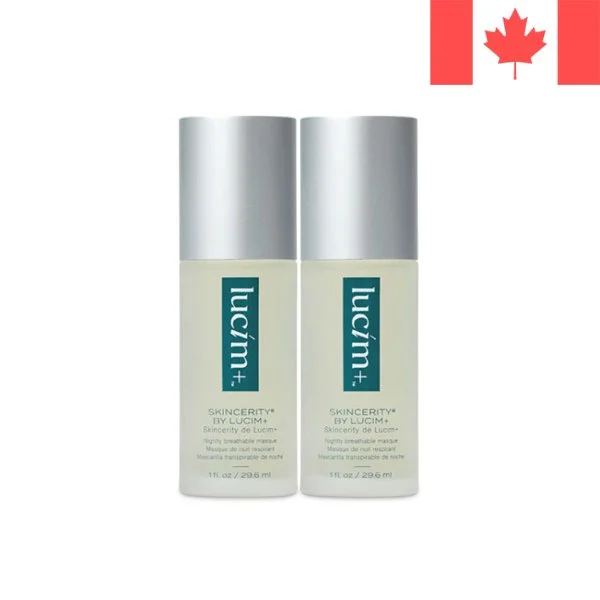 Skincerity® by Lucim+™ 2-Pack — Vegan Moisturizer Mask (Canada)
