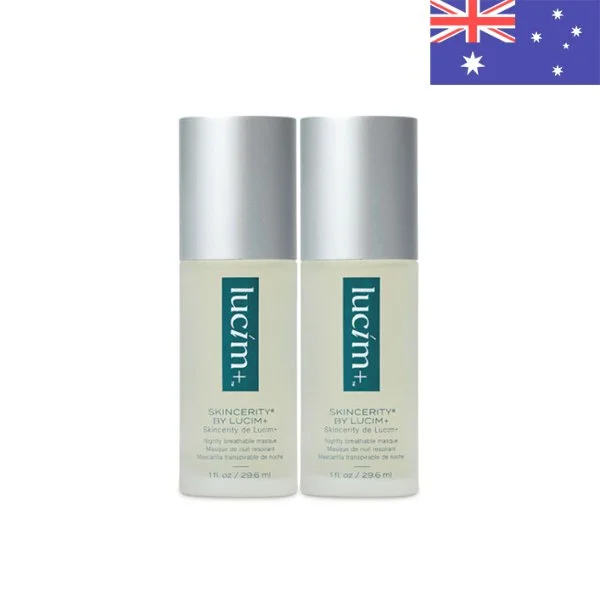 Skincerity® by Lucim+™ 2-Pack — Vegan Moisturiser Mask (Australia)
