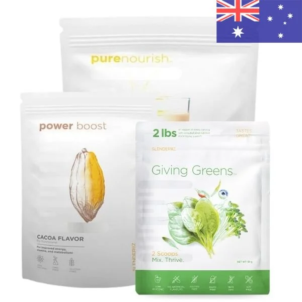 Slenderiiz™ PureNourish, Power Boost, Giving Greens Pack (Australia)