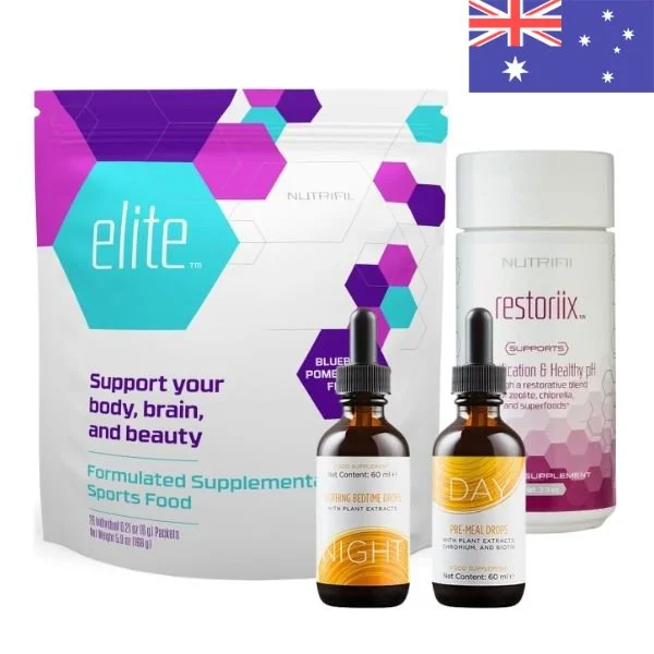 Nutrifii™ Elite™, Restoriix™ + Slenderiiz™ Day & Night Drops (Australia)