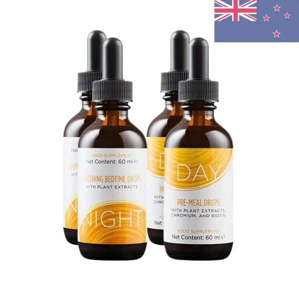 Slenderiiz Day & Night Drops 2-Pack - Best Homeopathic Weight Loss Drops (NZ)