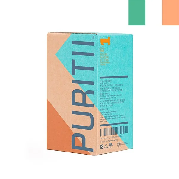 Puritii Best Portable Water Filter for Bacteria, Viruses, Chemicals, Heavy Metals - Box (Ireland)