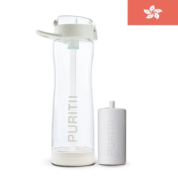 Puritii Best Portable Water Filter System for Bacteria, Viruses, Chemicals, Heavy Metals (HK)
