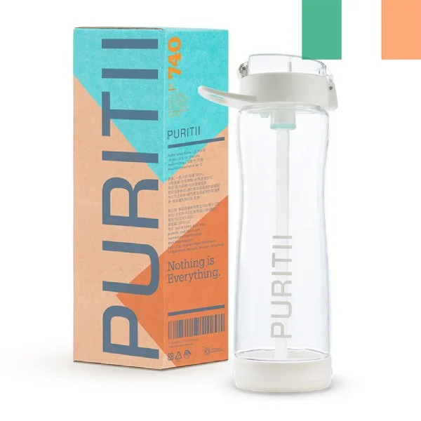 Puritii Portable Tritan Water Filter Bottle with Box (Ireland)