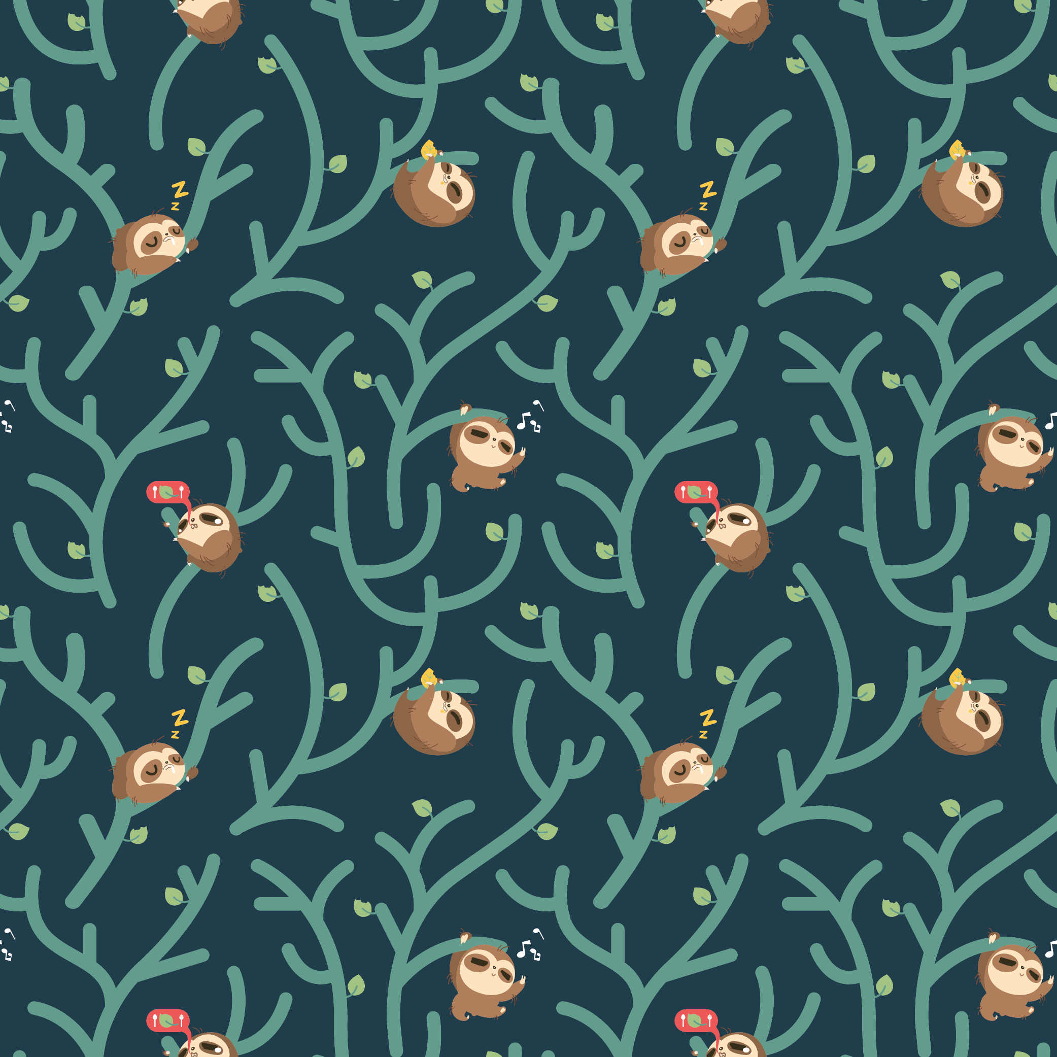 Sloth Pattern