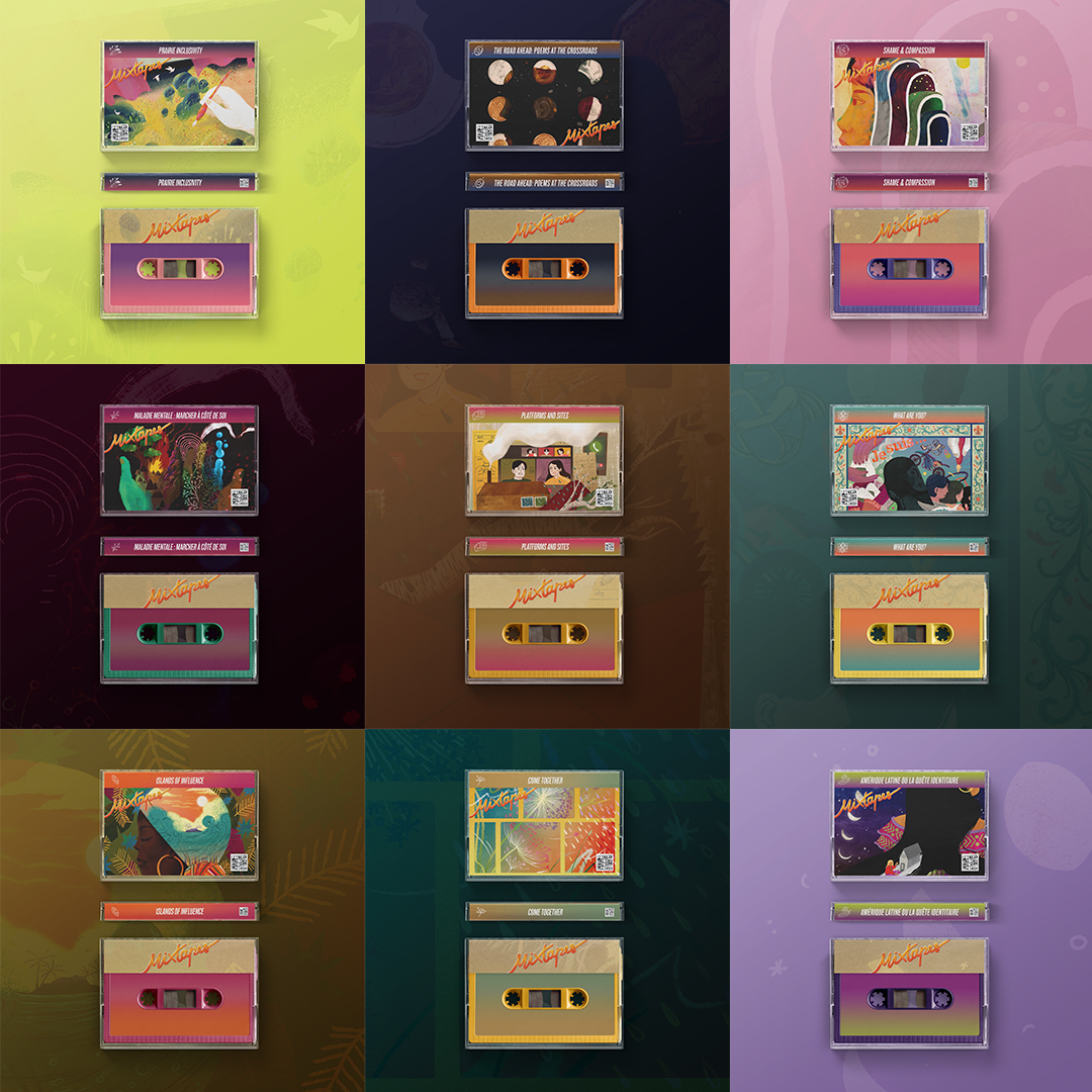 Poetry in Voice / Mixtapes Liner Design & Layout