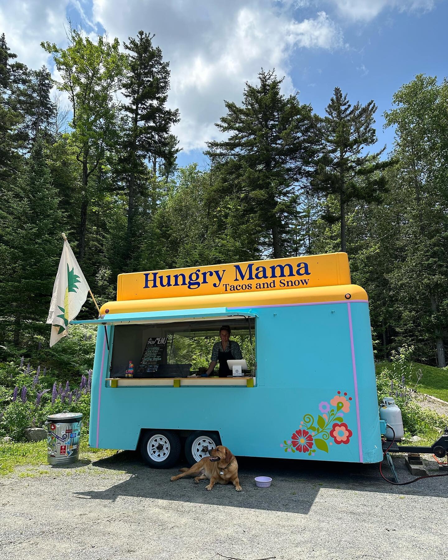 Our first Saturday fiesta was a success! Thank you to @hungrymama207 and all the people who came out to grab some grub. Missed the first one? Don&rsquo;t worry! She&rsquo;ll be back for round 2 next Saturday 11:30am-7pm! #tacotruck #foodtruck #hostel
