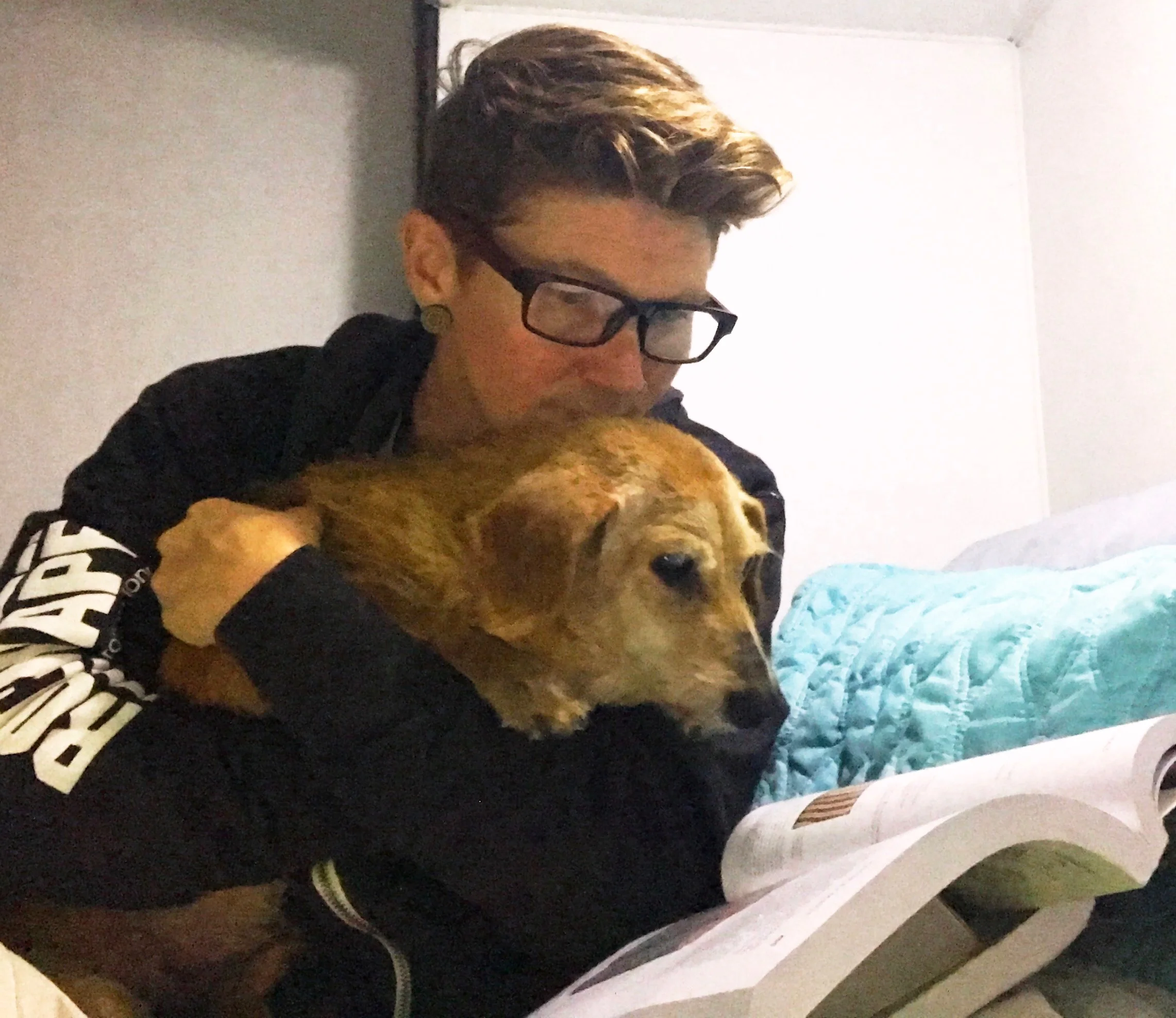 Charlie is my study buddy.jpeg
