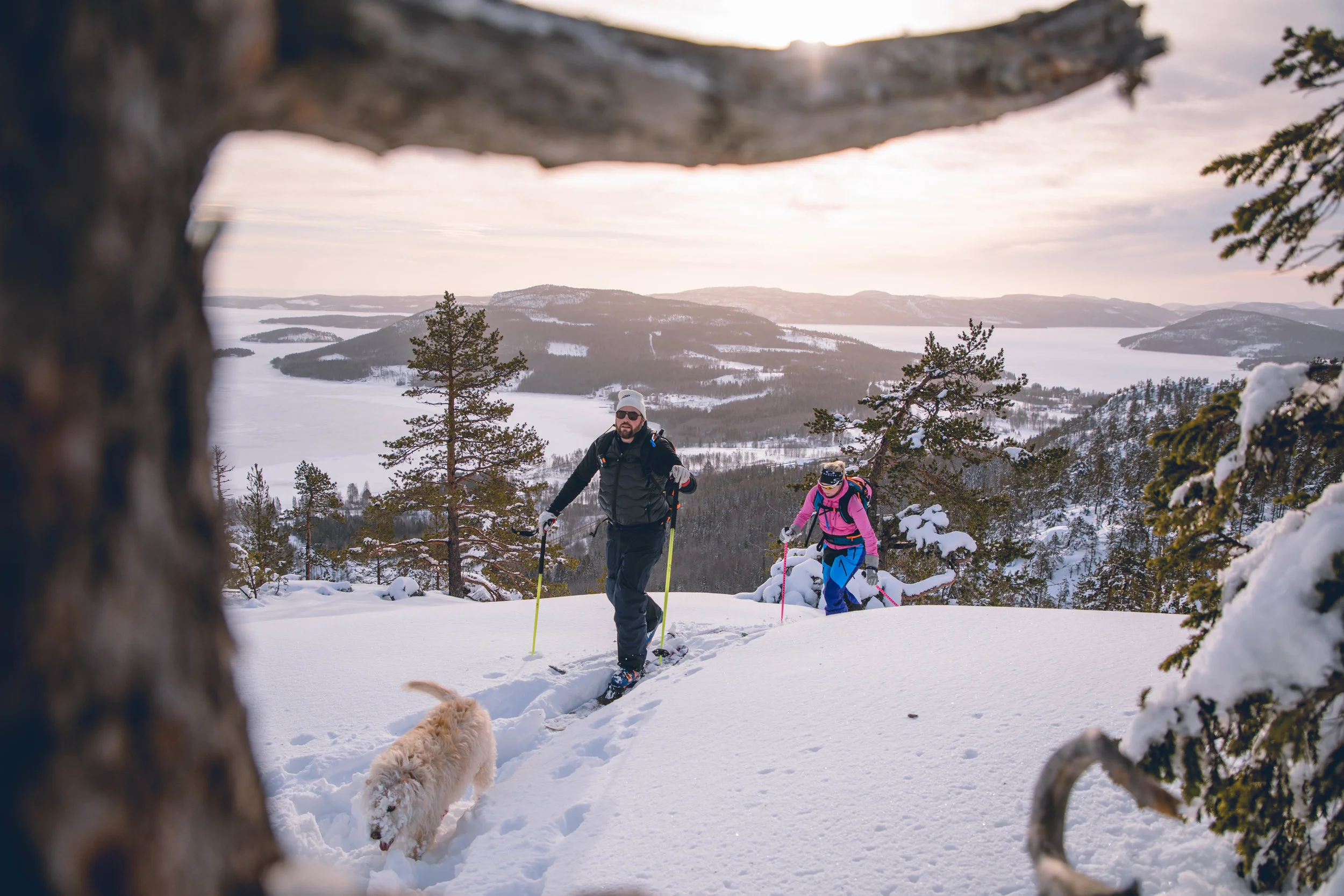 Arthur and his family skiing.JPG
