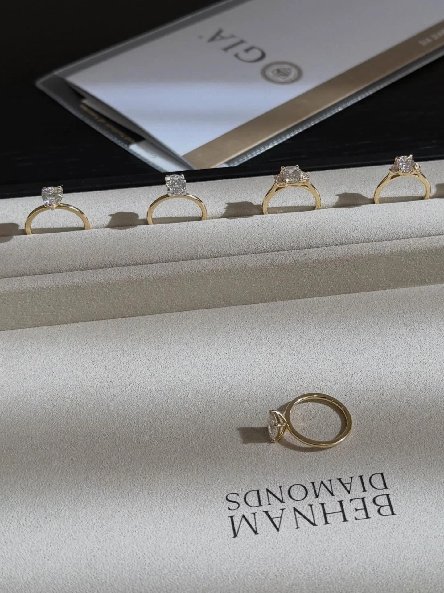 Taking the time to be educated on diamond qualities and ring designs is essential when setting about creating your forever ring. 

Operating by appointment only, ensures we are best able to impart our knowledge in a relaxed, no pressure setting allow