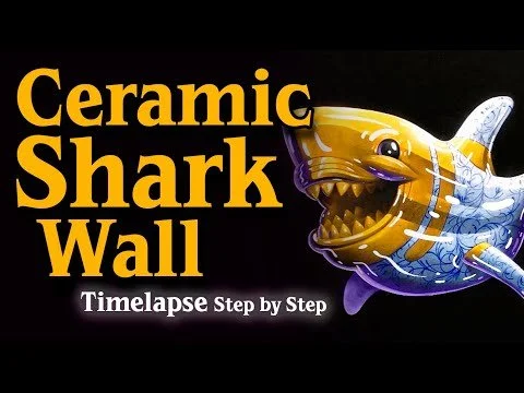 Ceramic Shark: Two-Day Mural