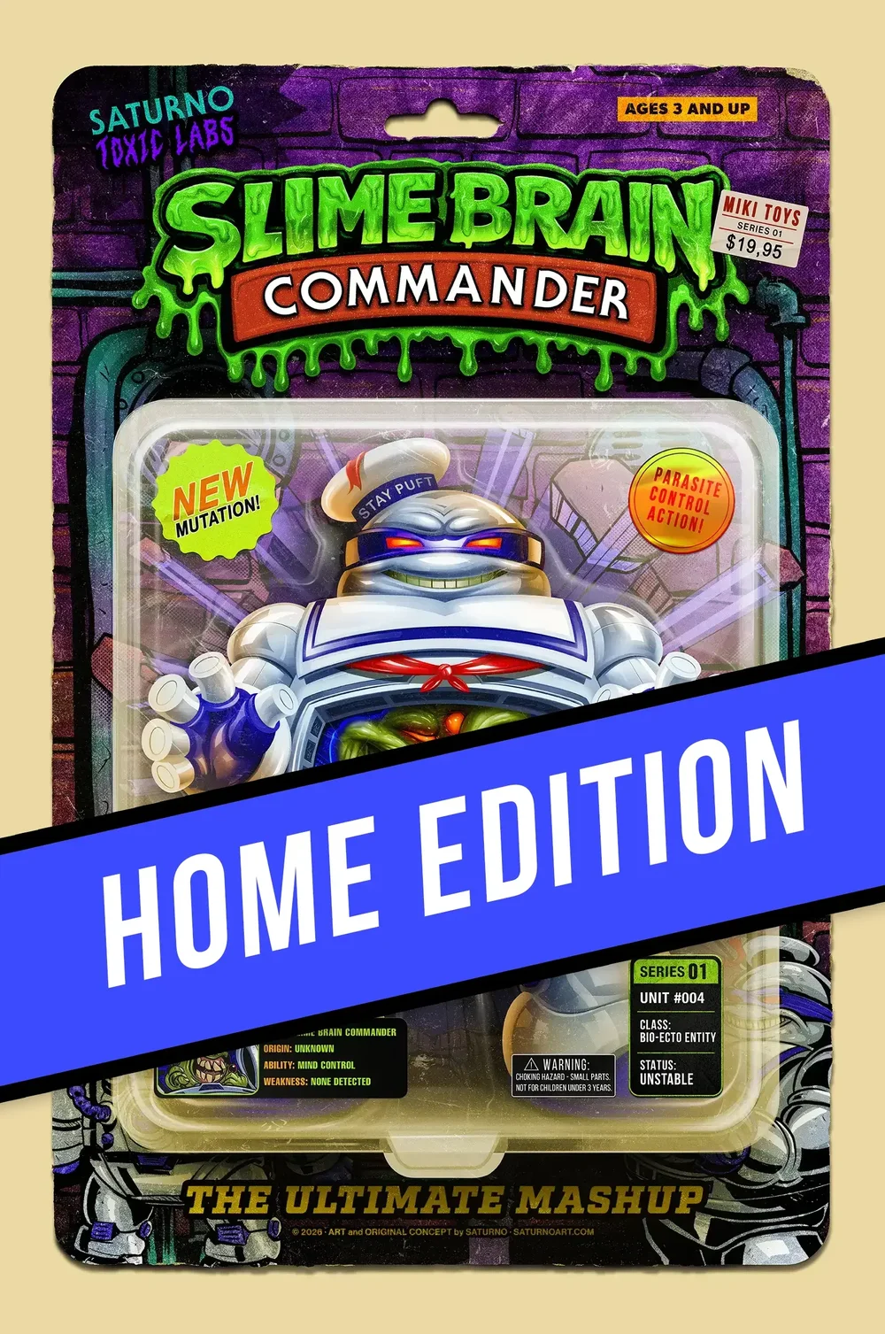 Slime Brain Commander — Limited Edition Print by Saturno