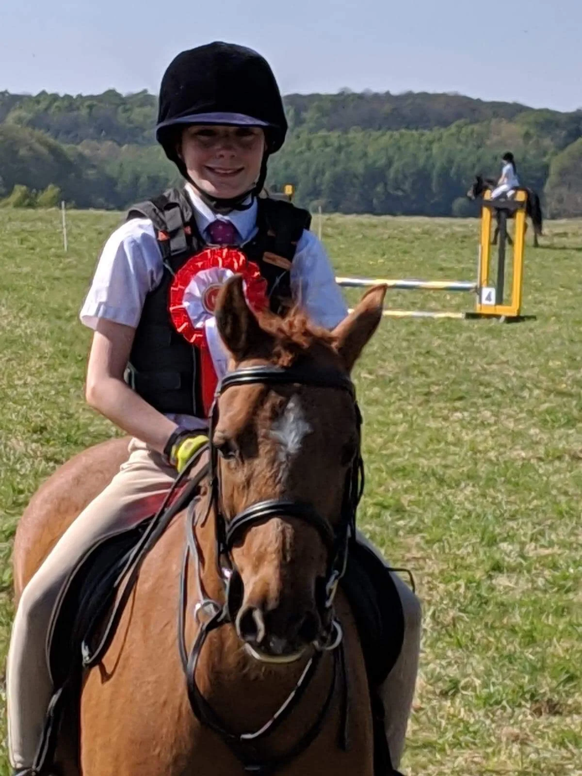 Trentvalley client wins at her first riding club show