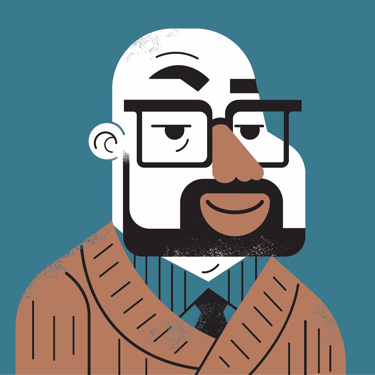 Founder of AAGD Terrance Moline. Really cool dude and one of the best professionals I&rsquo;ve ever had the pleasure of working with. #aagd #chuckscott #africanamericandesigner #illustrations #avatar #profile #portrait #caricature #chuck_doodles #ado