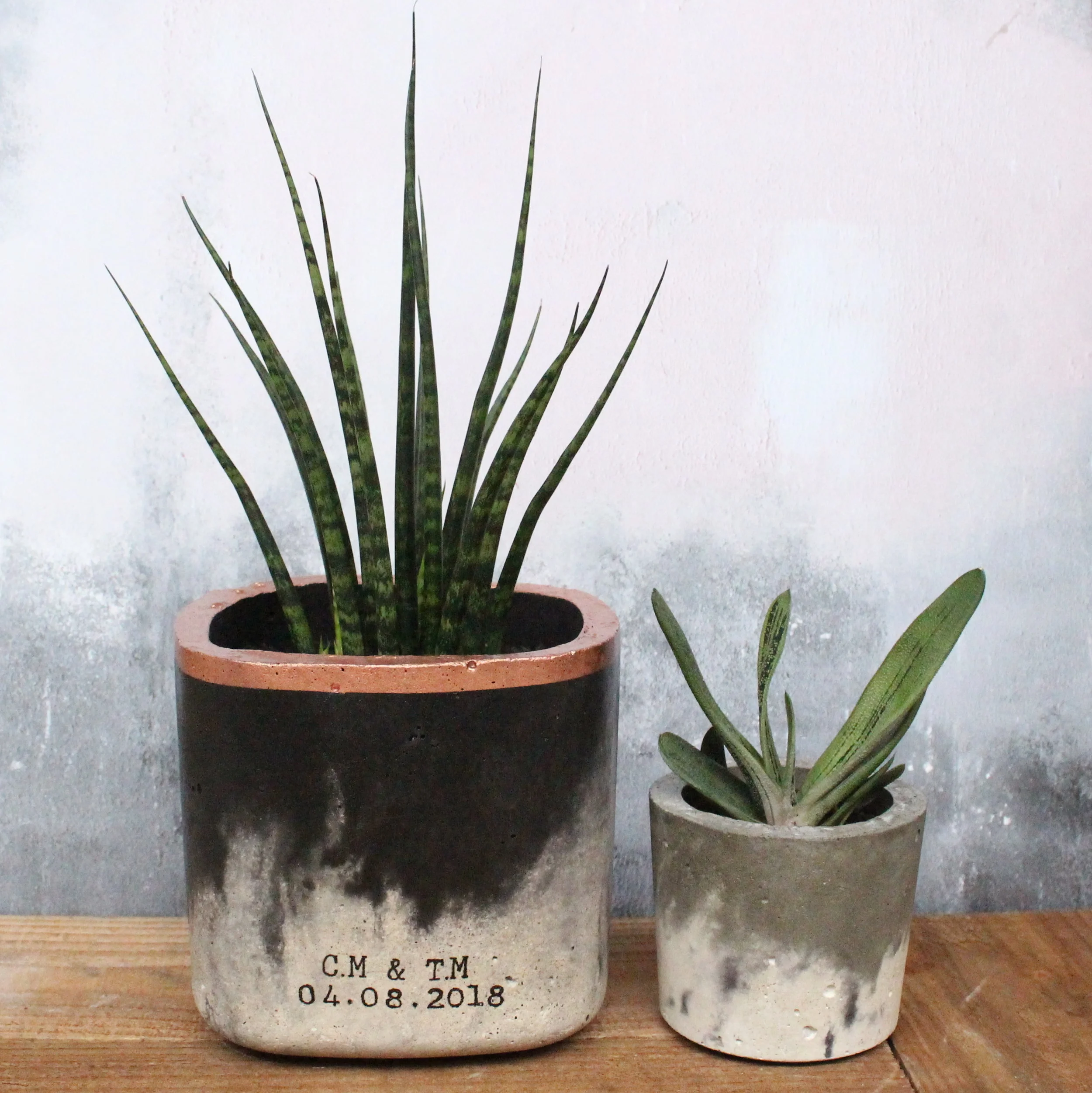 Personalised Square Planter