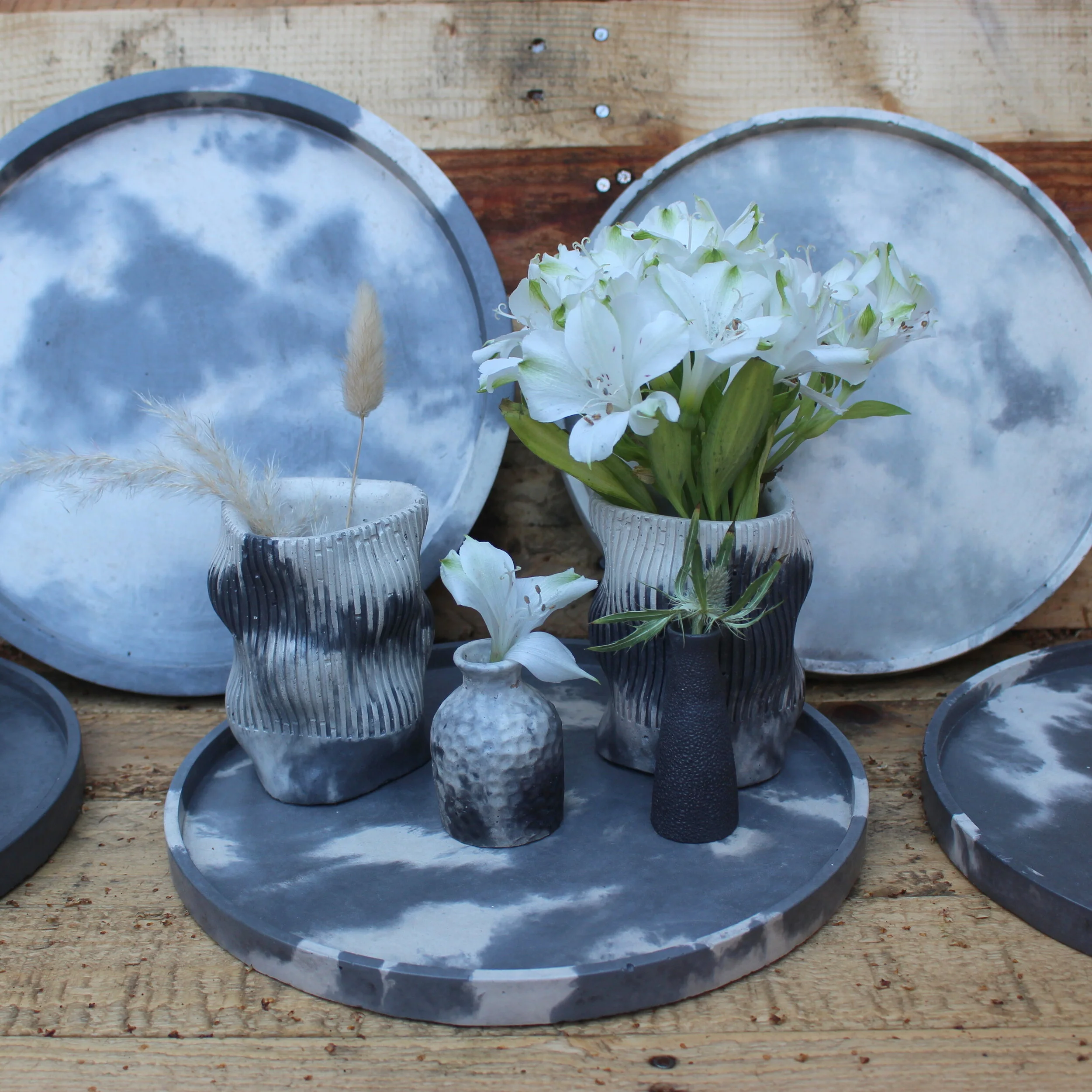 Vase Tray Set