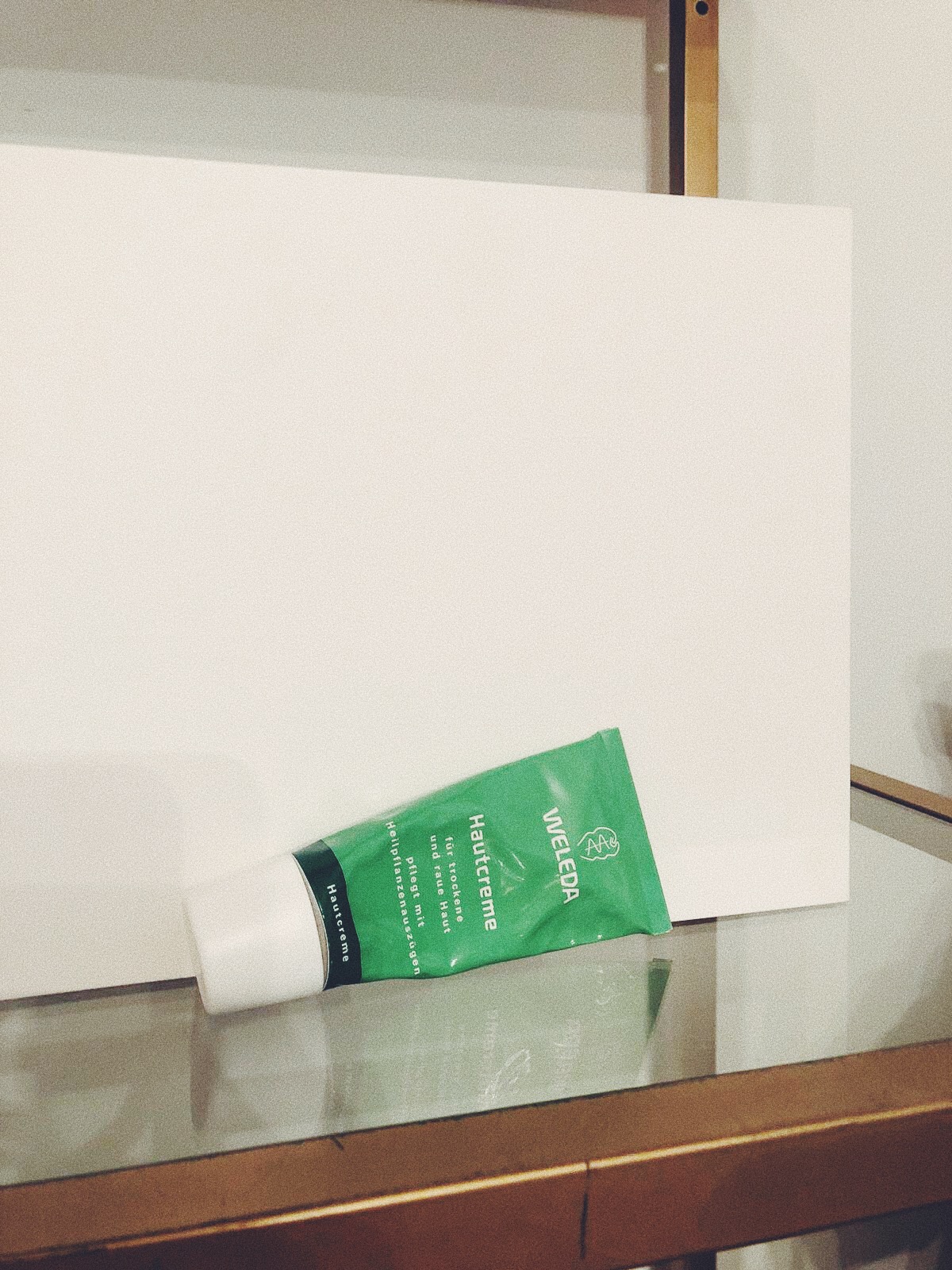 I USUALLY BUY IT IN THE LOCAL PHARMACY BUT WHEN I NEED IT FAST AND URGENT I TURN TO THE ONE SHOP I TRUST THE MOST ONLINE: AMAZON - WHERE I ALSO GOT THE SKIN FOOD CREME BY WELEDA . IT'S THE HEAVIEST CREME I HAVE EVER OWNED AND IT'S MULTI PURPOSE. I USE IT WHEN I HAVE VERY DRY SKIN AND AS A MAKE UP BASE WHEN I CAN'T GET ENOUGH OF THIS GLOW. -T