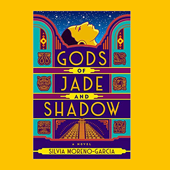 THE STORY OF GODS OF JADE AND SHADOW IS ABOUT A GIRL NAMED CASIOPEA, FROM A SMALL SOUTHERN MEXICAN TOWN, WHO ACCIDENTALLY FREES A MAYAN GOOD WHO PROMISES HER EVERYTHING SHE WANTS, IF SHE HELPS HIM RECOVER THE THRONE FROM HIS BROTHER. I WAS MOSTLY DRAWN IN BY THE STORY BECAUSE IT’S SET IN MEXICO AND BECAUSE I’M REALLY INTO FANTASY STORIES IF THEY HAVE A SEMI-HISTORICAL MYSTERIOUS BACKGROUND. J