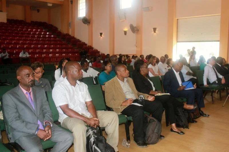 CRFM Forum at the Montserrat Cultural Centre - Monday April 16, 2018. Photo Credit: GIU