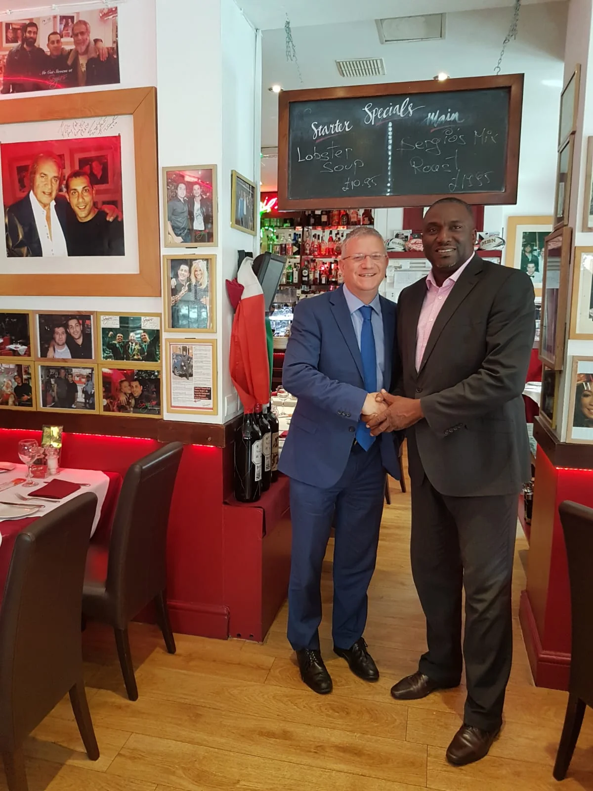The Honourable Premier with Andrew Rosindell