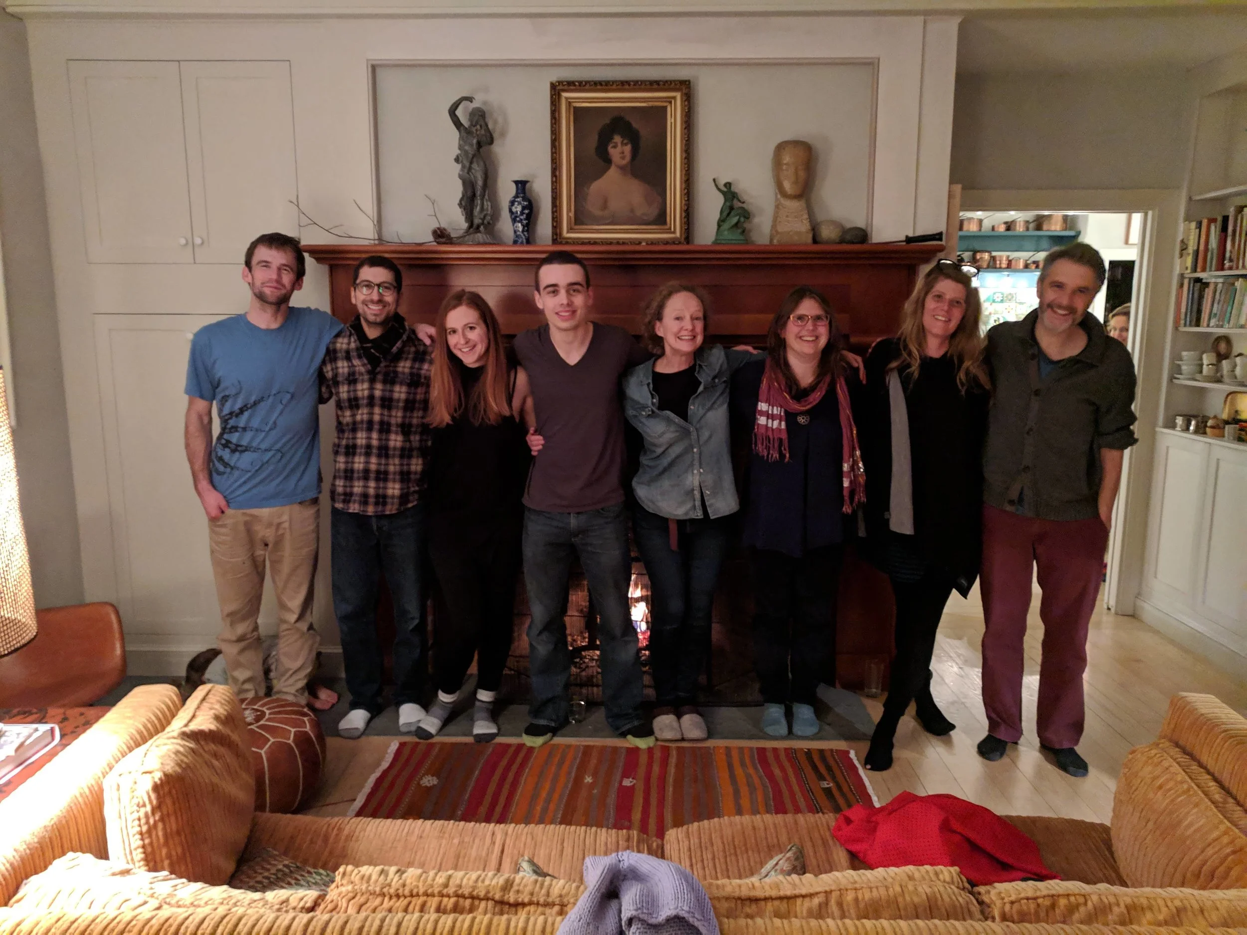 From left: Henry Walters, Adar Cohen, Nora Fiffer, Braeden Hatfield, Laura Carden, Michelle Russell, Erin Sweeney, Jason Lambert, and Jazimina MacNeil.
