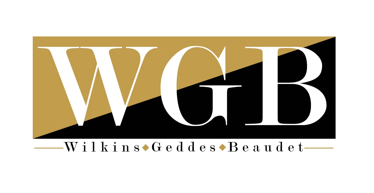  Logo design for Wilkins Geddes Beaudet, a specialized sales agency serving retail channels. 