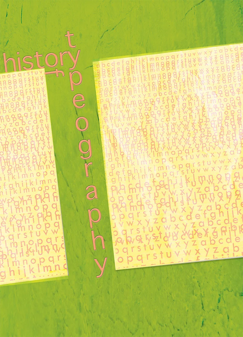  Cover design for a project that required a typography book to be created and bound.&nbsp; 