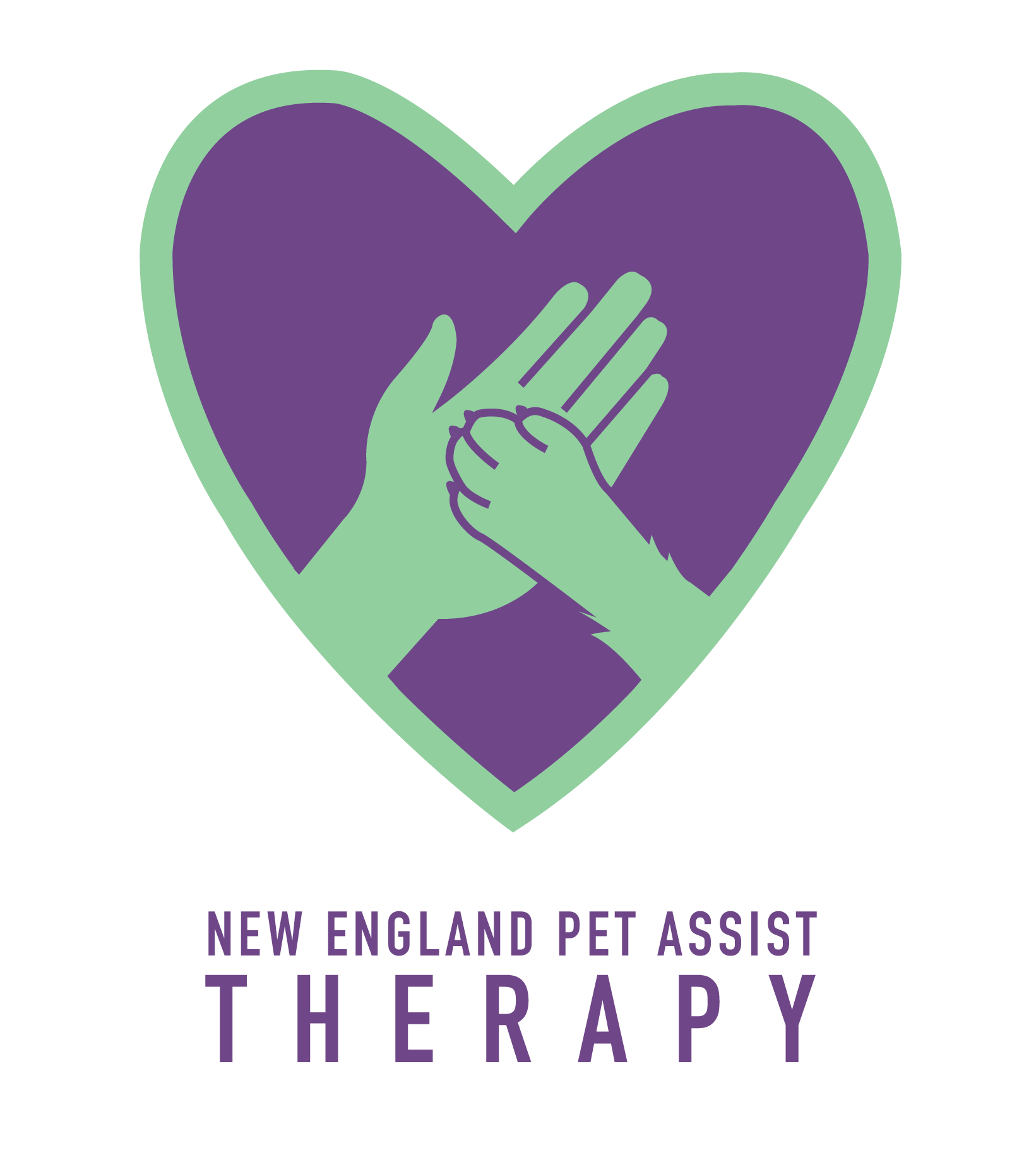  Logo designed for New England Pet Assist Therapy, a local animal therapy group. 