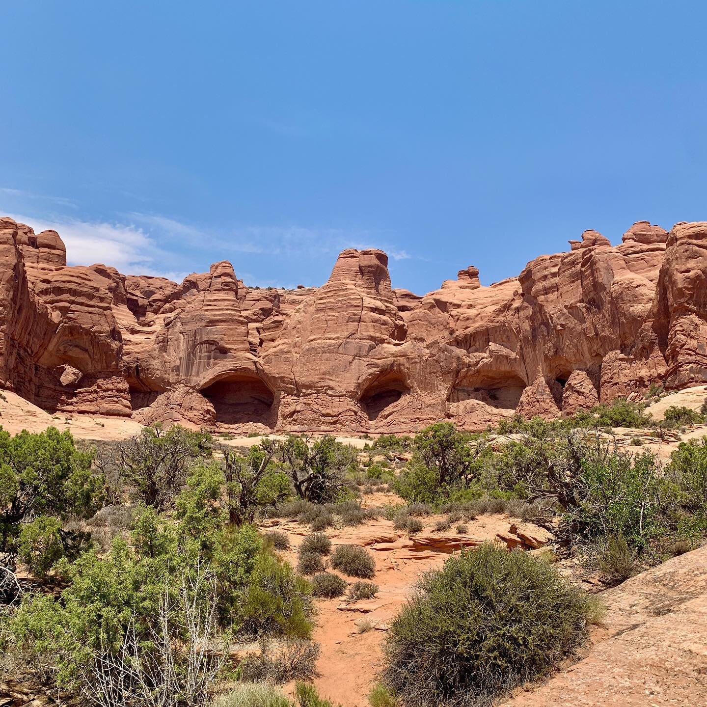 Arches National Park might win the contest for the shortest amount of time I&rsquo;ve spent in a park. I made the mistake of taking an easy morning and not arriving until the afternoon&mdash;temperatures above 100 degrees made the visit pretty uncomf