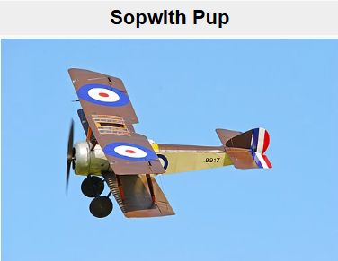 sopwith pup