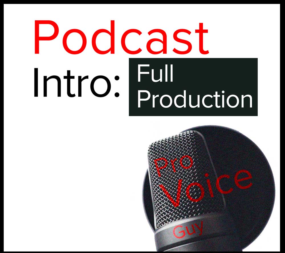 Premium Podcast Intro - With voice music and effects
