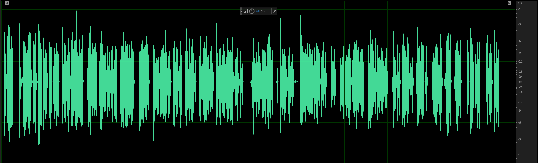 Some stray peaks in this file may call for a limiter.