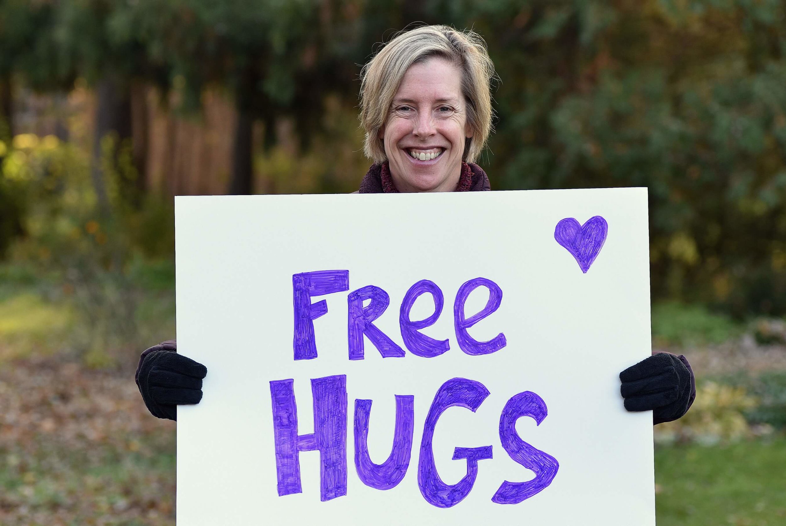 Hugs on Election Day