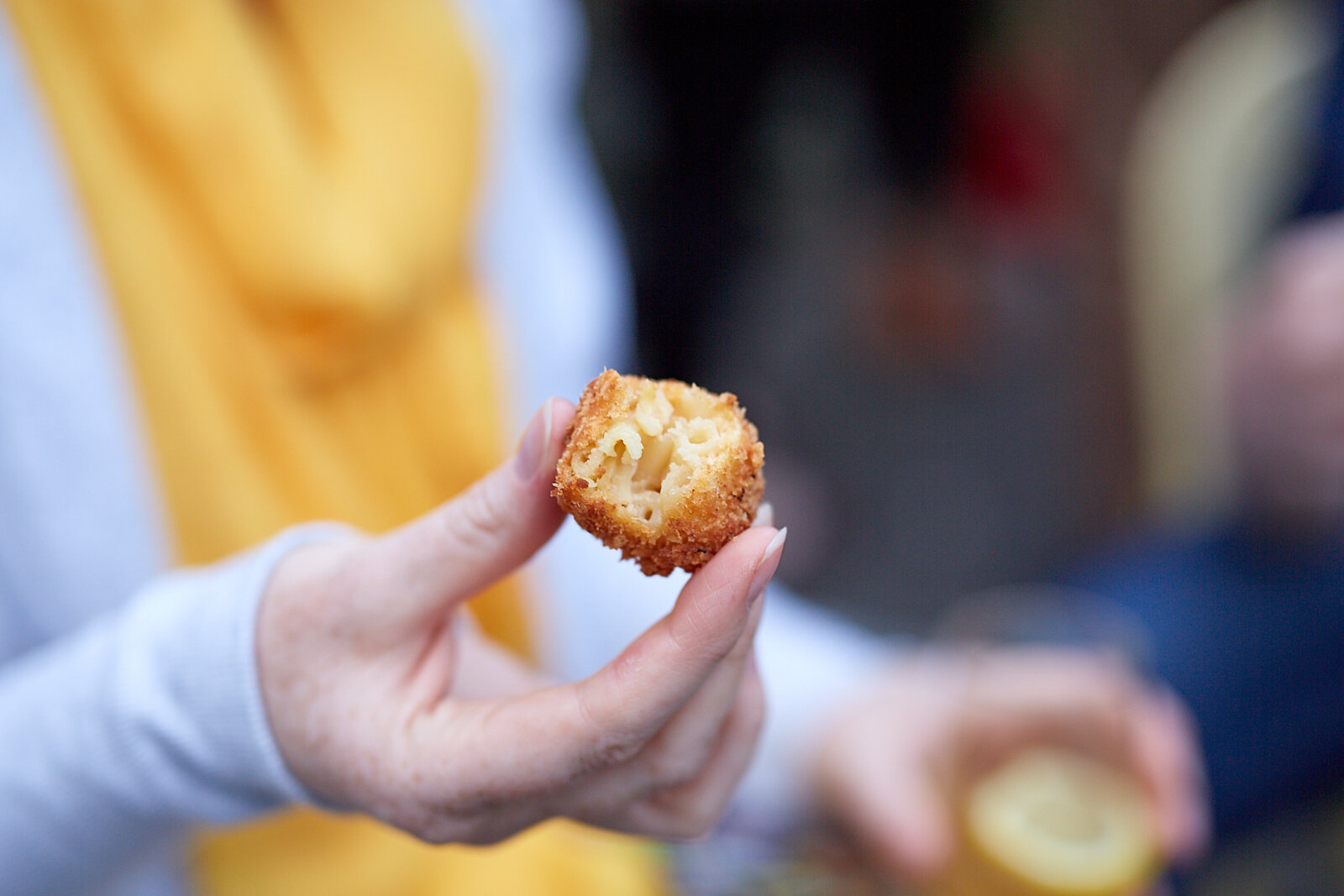Mac and cheese croquettes
