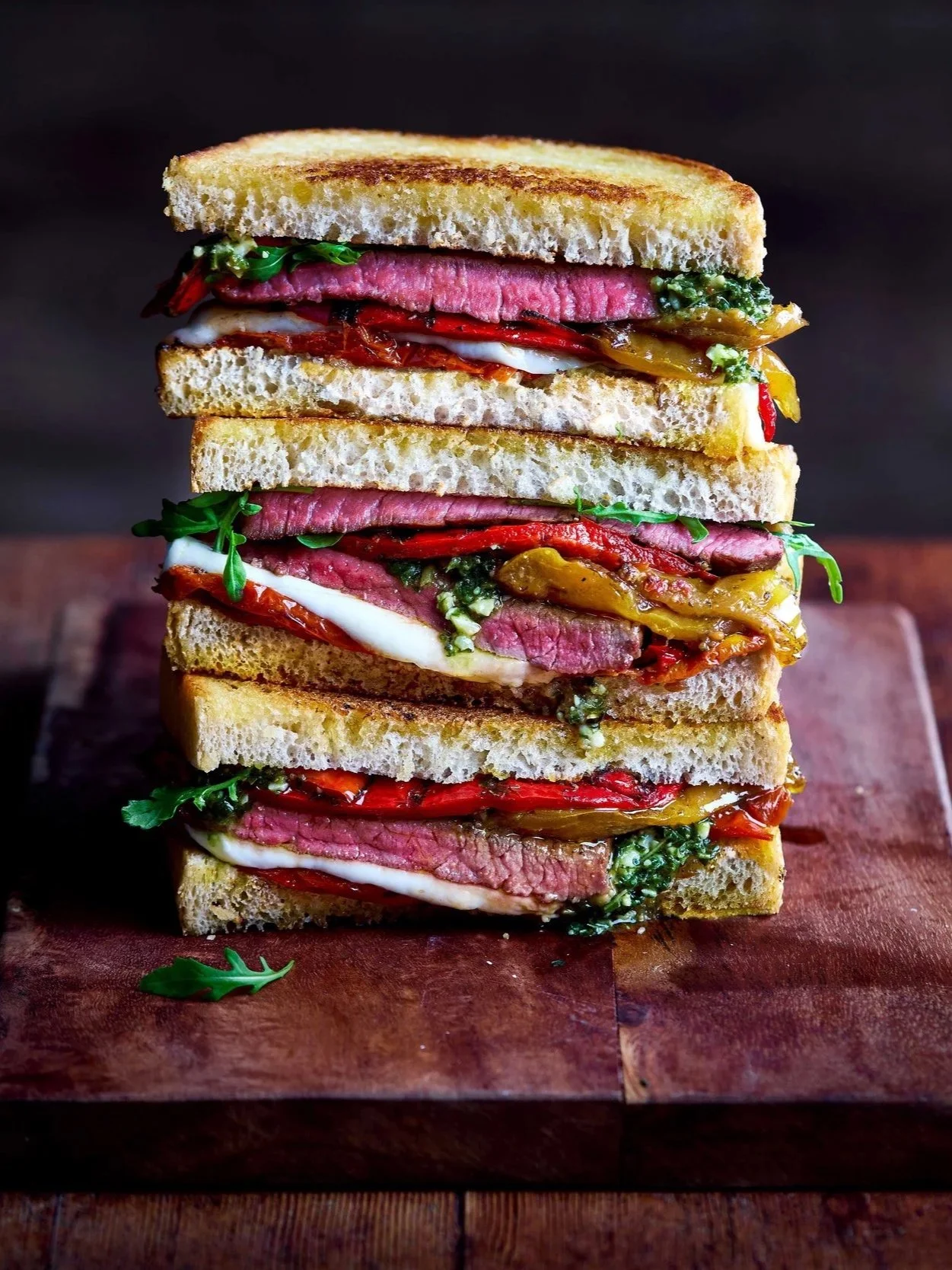 Iwins steak and grilled veg toastie. (Copy)