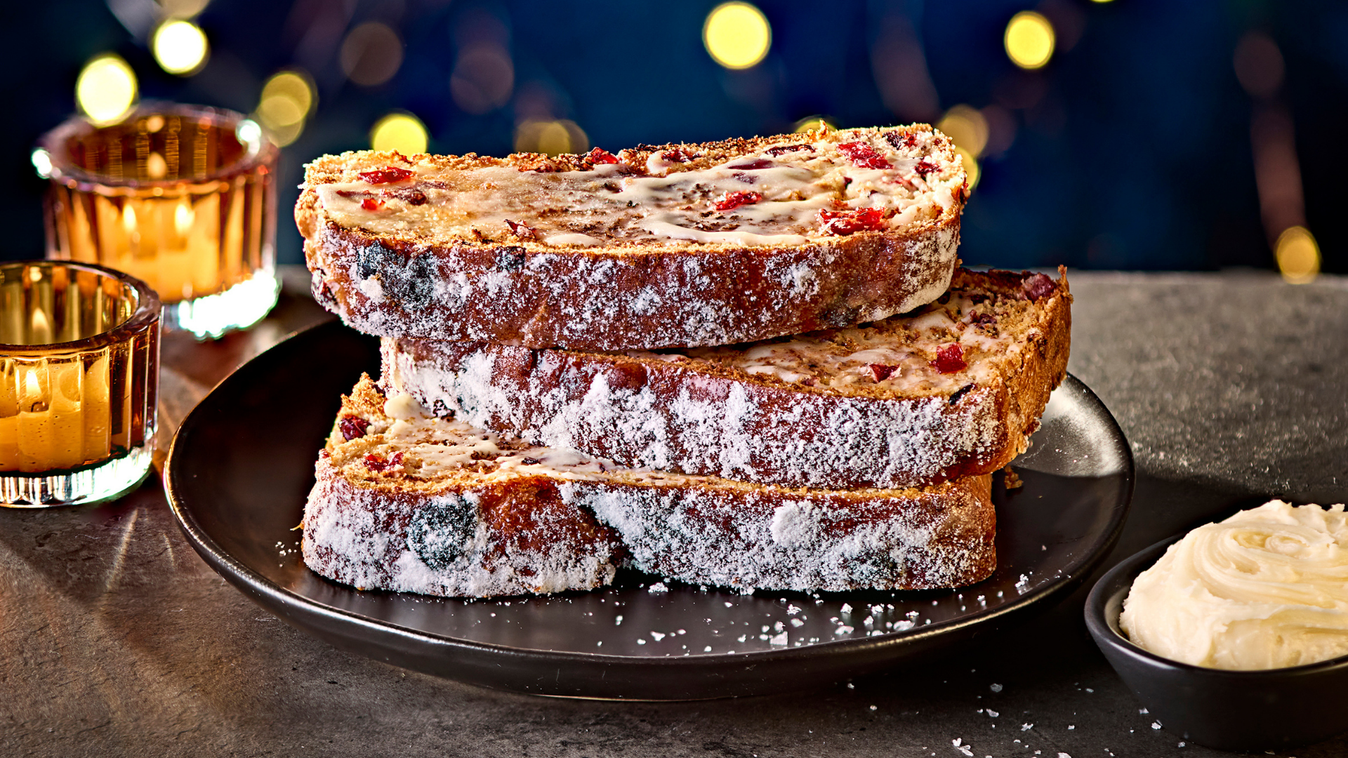 Irwins Whipped Brown Butter & Sea Salt on Toasted Fruit Loaf Slices