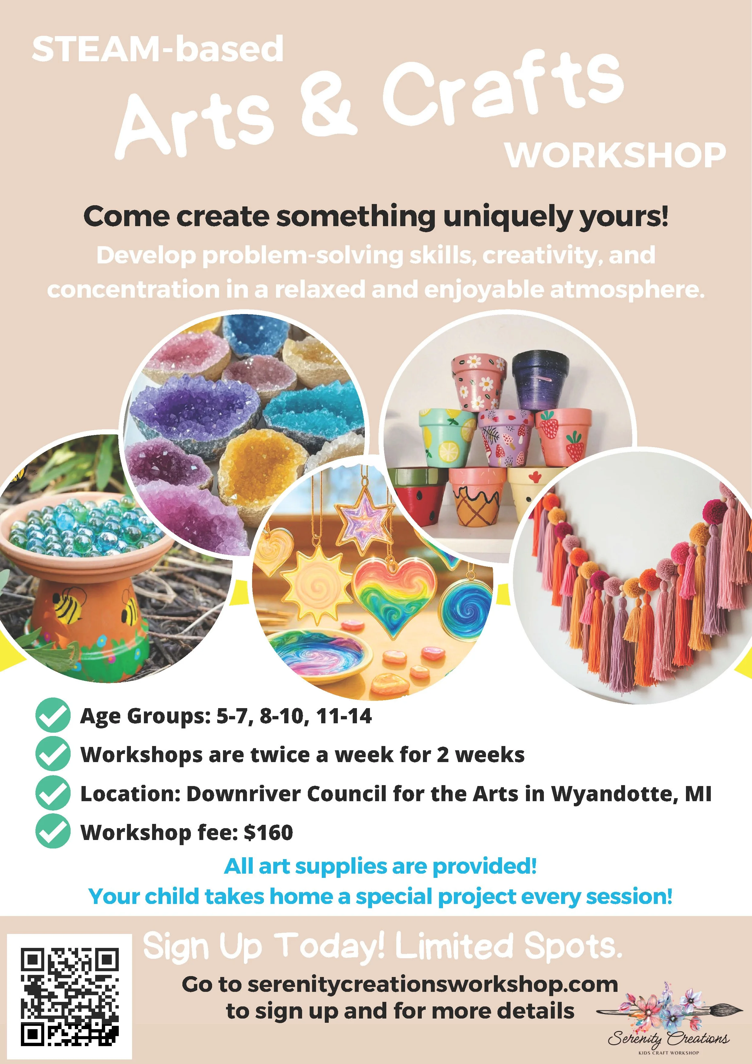 Steam-based Youth Workshops Summer 2026 — Downriver Council for the Arts