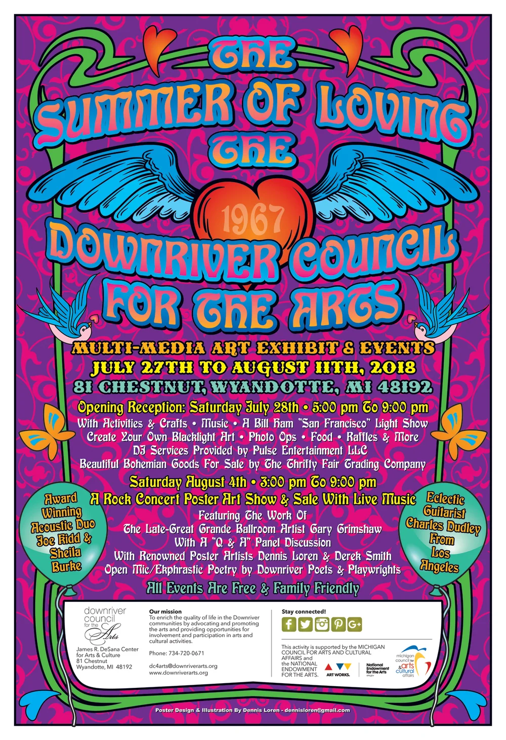 Summer of Loving the DCA — Downriver Council for the Arts