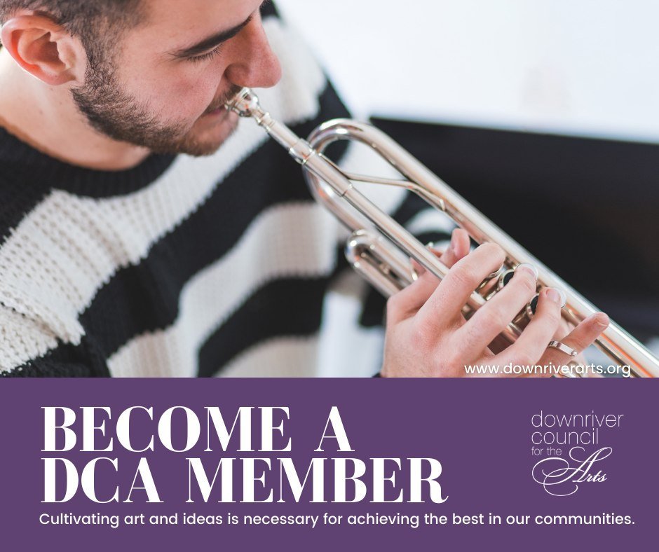 Something remarkable happens when you support creative people. New ideas are born and positive changes in our neighborhoods can happen. Be a part in sustaining the vitality of arts in our community! Become a member of the Downriver Council for the Ar