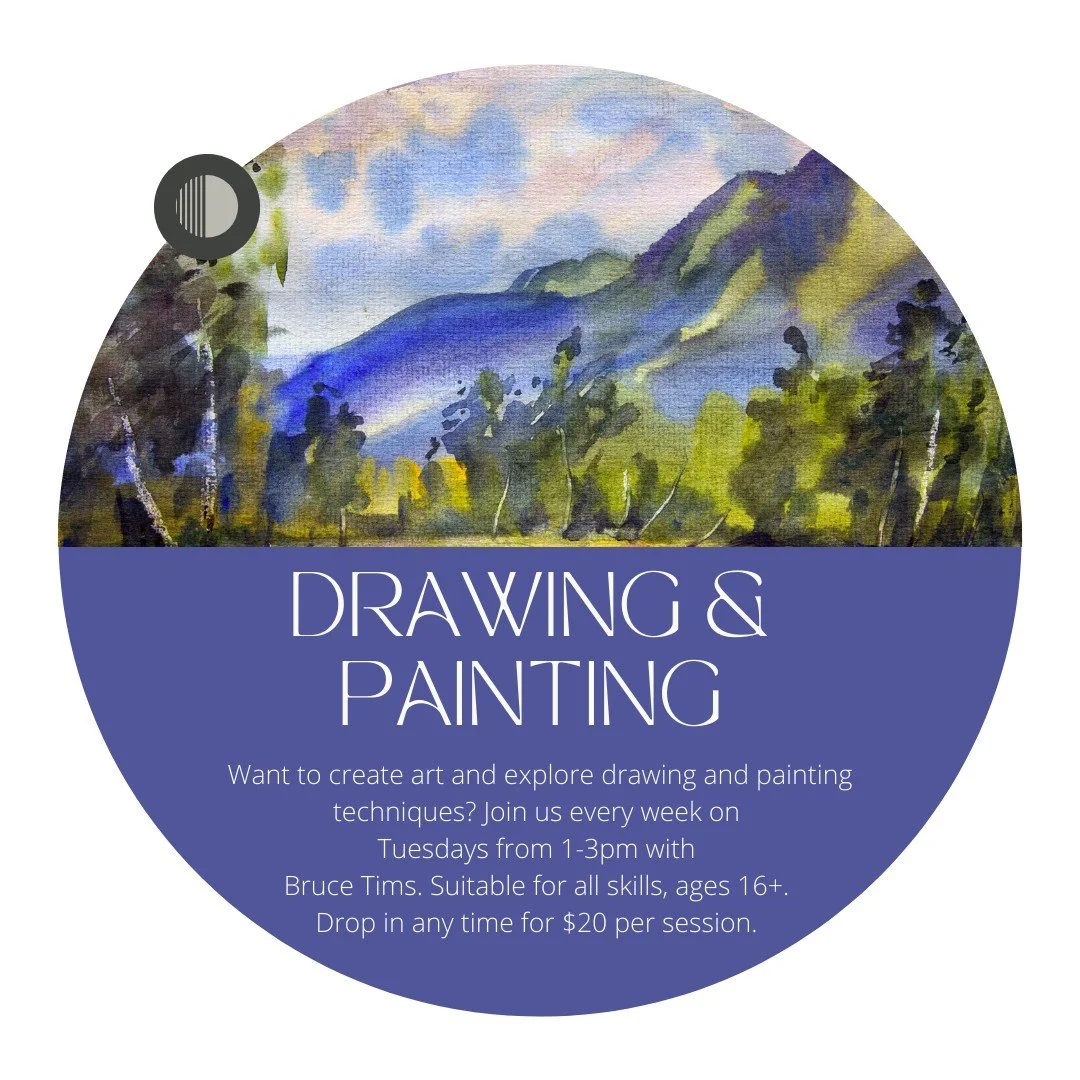 Join the fun in Painting &amp; Drawing! All skill levels welcome, ages 16+. Tuesdays from 1:00 p.m. &ndash; 3:00 p.m. Led by Bruce Tims, enjoy personal coaching, cool demos, and a great group atmosphere. Explore acrylic and watercolor projects while 