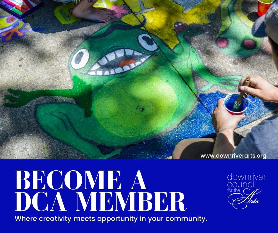 Something remarkable happens when you support creative people. New ideas are born and positive changes in our neighborhoods can happen. Be a part in sustaining the vitality of arts in our community! Become a member of the Downriver Council for the Ar