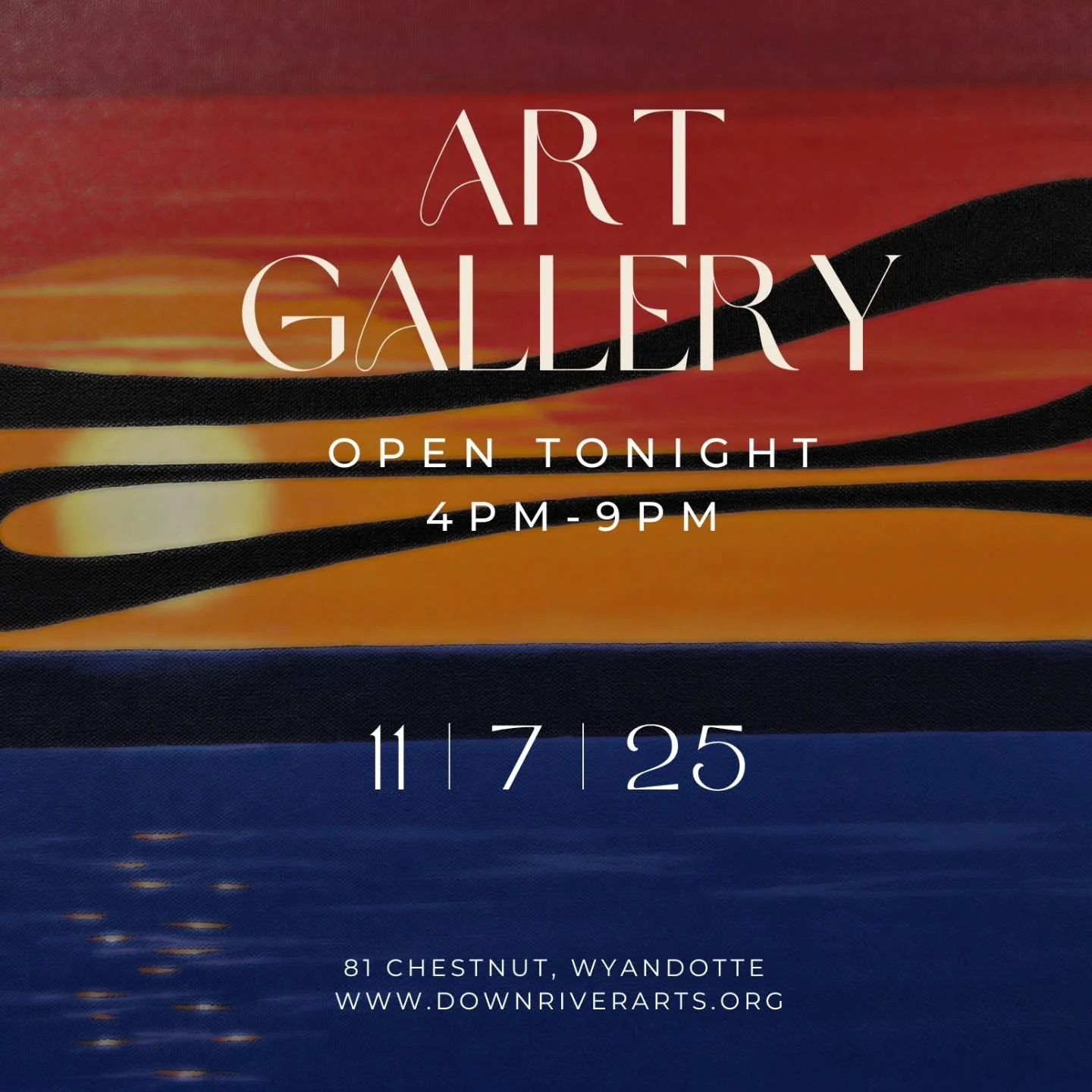 The DCA is open tonight! 
Artscape Exhibit on view. We'll also have a Sound Bath and Craft Workshop going on - these are paid sessions but if you were ever curious, you could peak in on them! 

Artwork by K.J. Shoes and is available in the gallery.