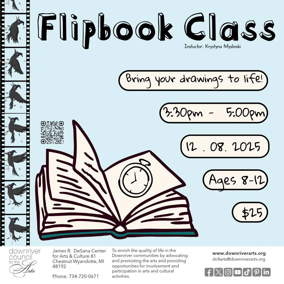 🎉 Calling All Young Creators! 🎉
Join us for a fun and hands-on Flipbook Animation Workshop where imagination meets motion! Kids will design, draw, and animate their own mini masterpiece to take home. All materials included. Perfect for curious arti