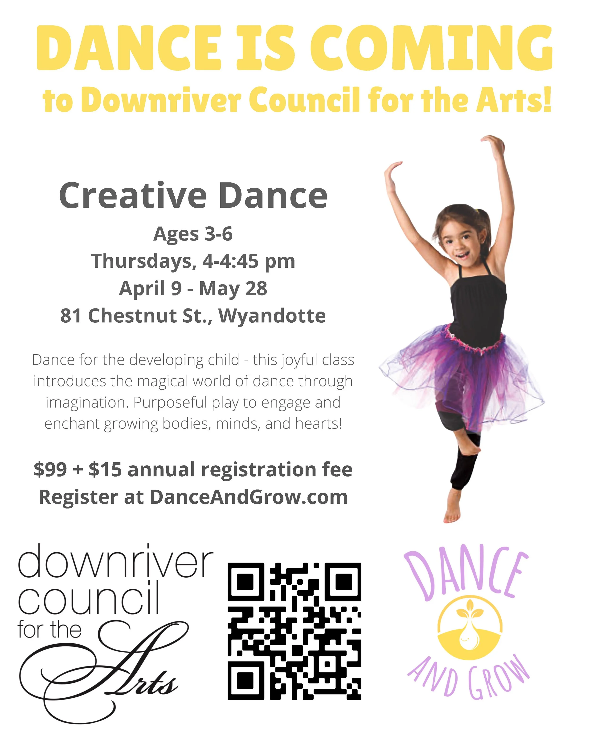 Creative Dance: 3-6yrs - Spring 2026
