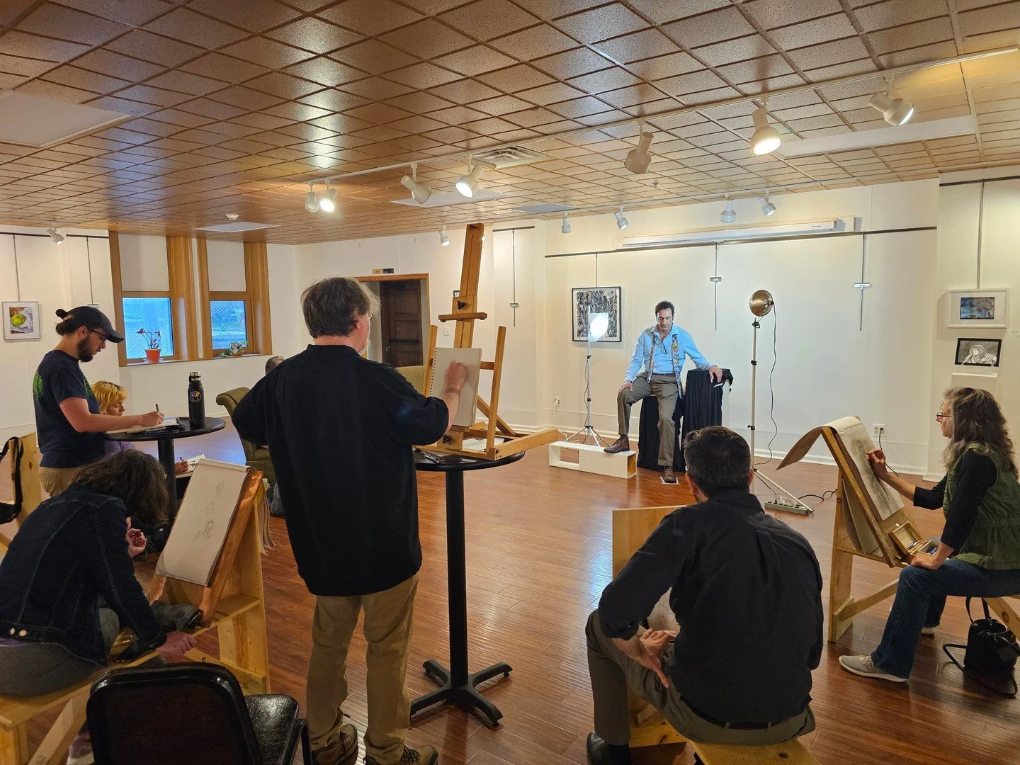 Monthly Live Model Sessions at the DCA! Artists are invited to join us in-person in the gallery for sketching, drawing, painting and rendering from a live clothed model. $5 for DCA Members, $10 for non-members. Payable on day of session. Free for stu