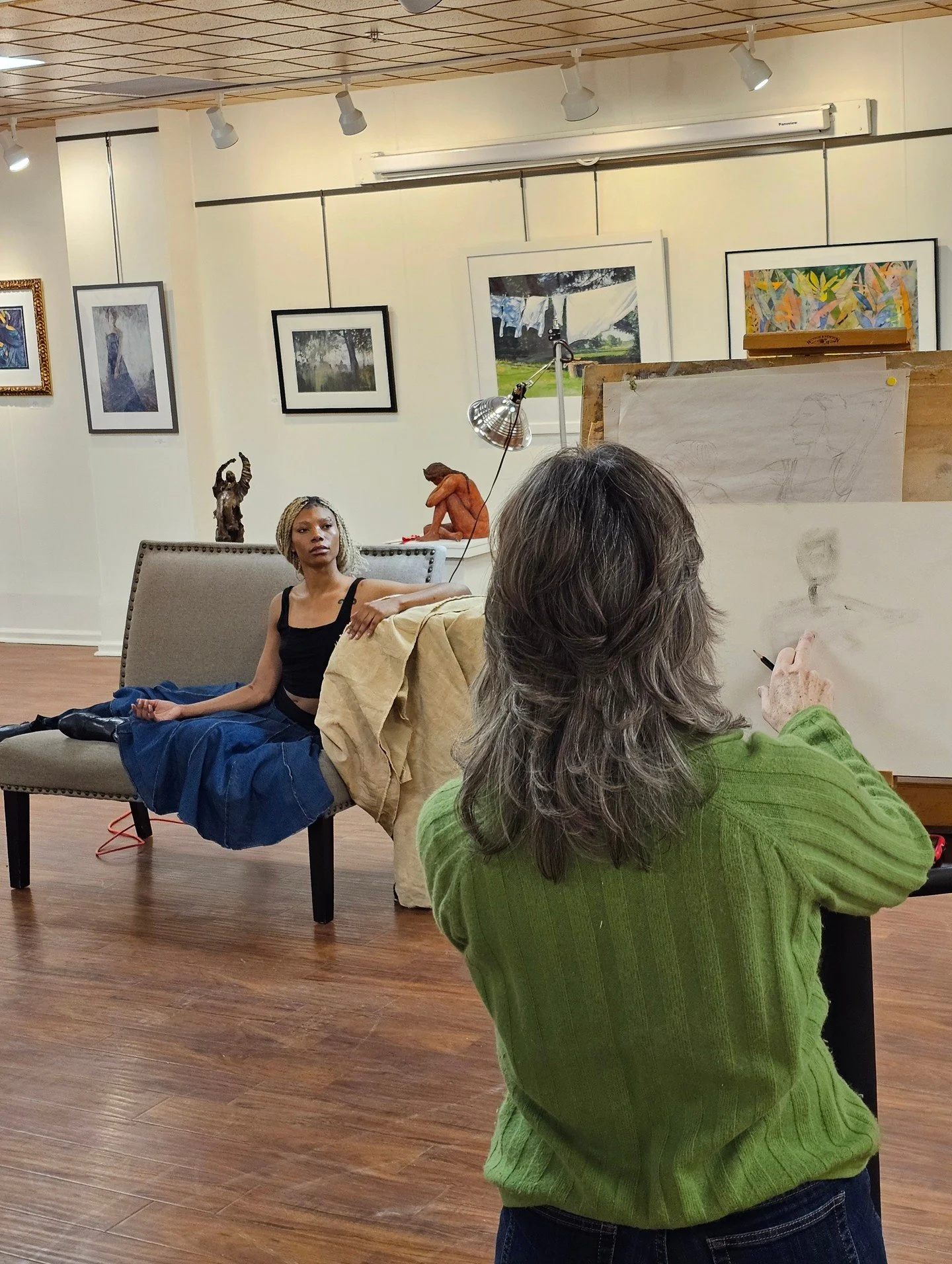 Artists are invited to join us in-person for sketching, drawing, painting and rendering from a live clothed model. Next sessions is 3/19. $5 for DCA Members, $10 for non-members. Payable on day of session. Free for students ages 14-22.  https://loom.