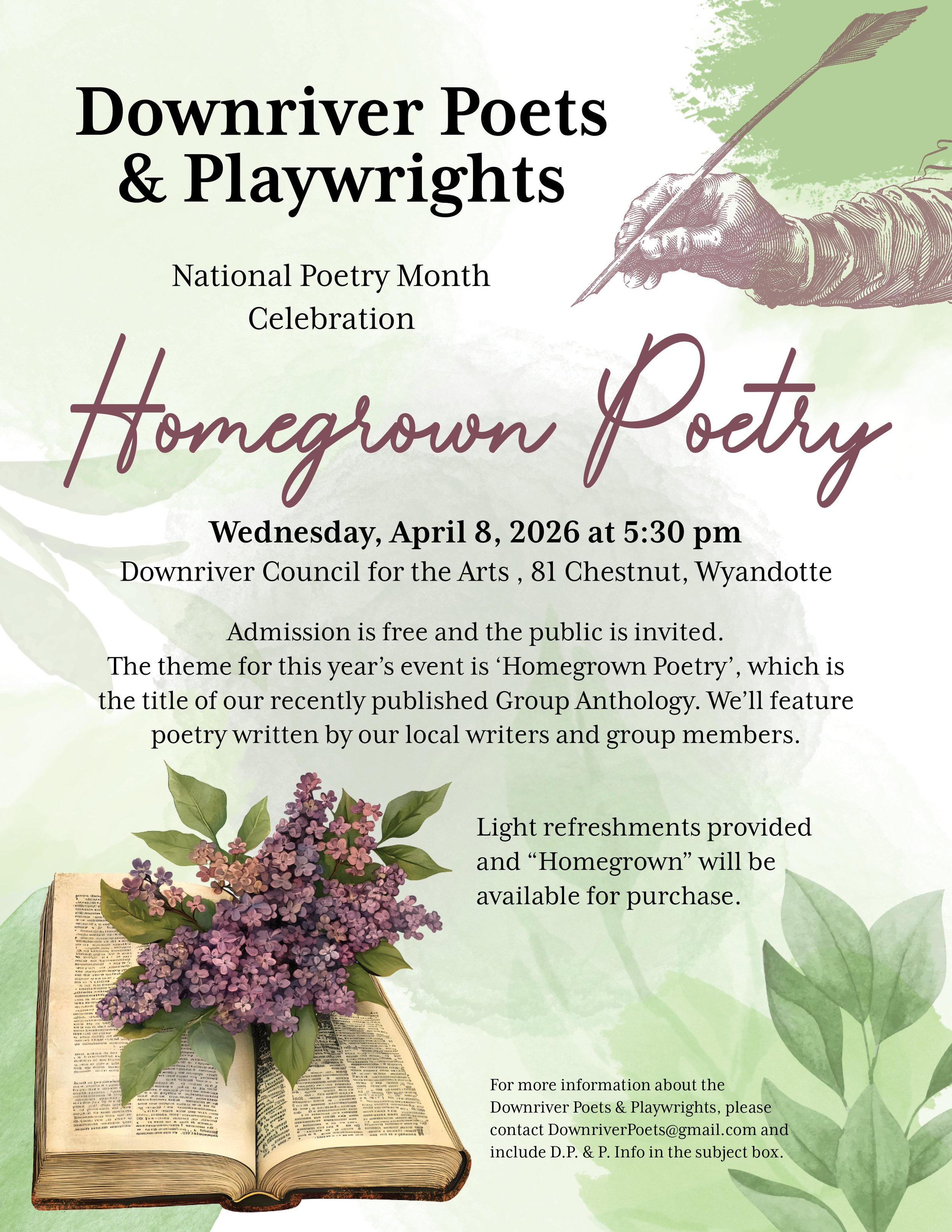 Homegrown Poetry 04/08/26