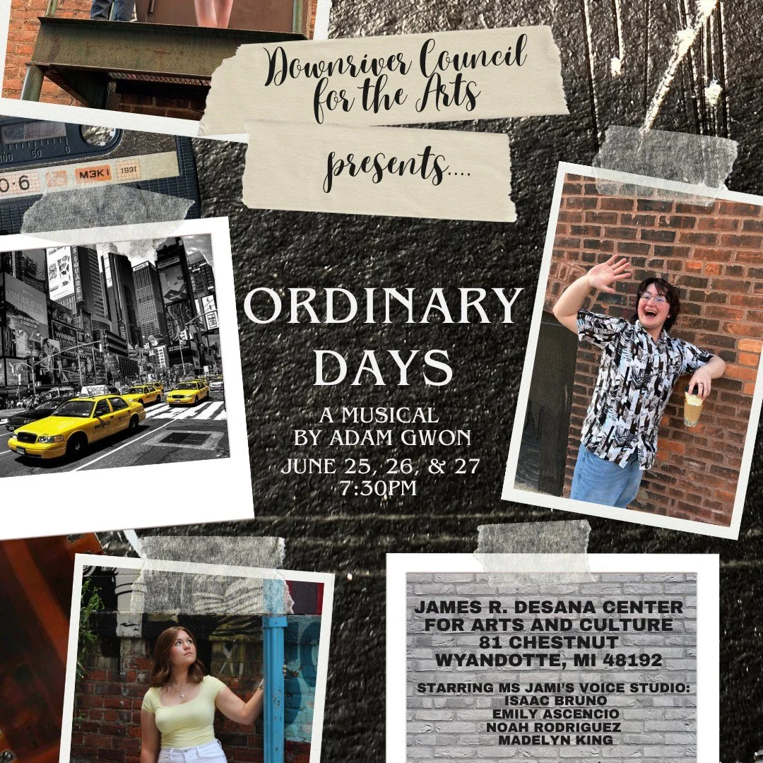 June 25, 26, and 27 at 7:30pm
From one of musical theatre's most exciting new composers, Adam Gwon, comes Ordinary Days, a refreshingly honest and funny musical about making real connections in the city that never sleeps (but probably should at some 